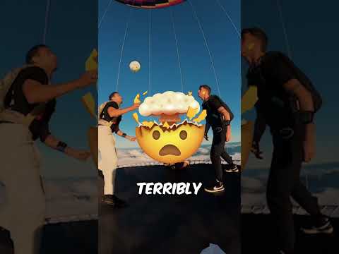 Playing football in the sky went wrong ๐จ