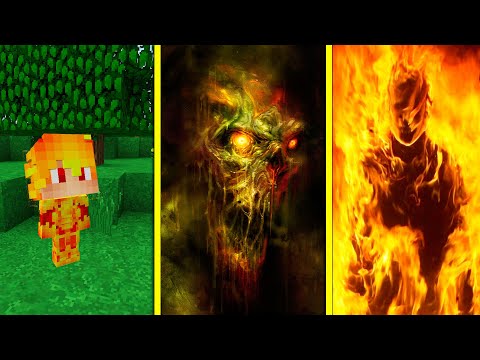 КАК МЕНЯЛСЯ ГОРЯЩИЙ ЧЕЛОВЕК В МАЙНКРАФТ - ЭВОЛЮЦИЯ FIRE MAN ТРЕВОР ХЕНДЕРСОН БИТВА SCP ИСПЫТАНИЯ