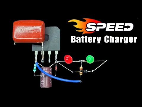 Super Fast 3.7V Battery Charger With Indicator