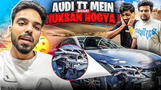 Audi TT Ka Thar Desert Me Accident Hogya😭 Jaisalmer Me Kand Hogya😱 