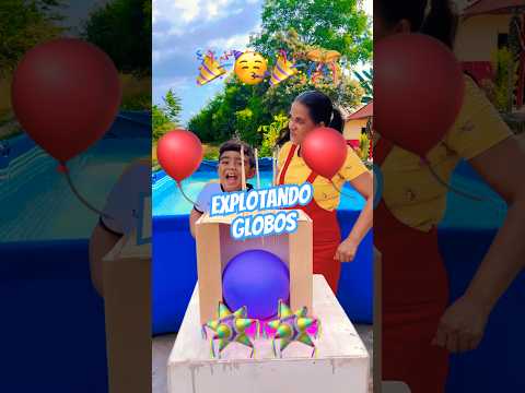 Reto del globo 🎈 #reels #shortvideos #shortsviral