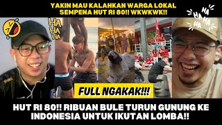 RIBUAN BULE TURUN GUNUNG KE INDONESIA UNTUK IKUTAN LOMBA!! YAKIN MAU KALAHKAN WARGA LOKAL