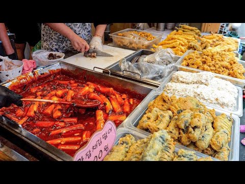 맛보시고 결정하세요?! 새벽부터 줄 서서 먹는 떡볶이, 순대, 튀김 분식부터 미친 가성비 길거리 음식까지 TOP14 몰아보기 / Popular Korean Street Food