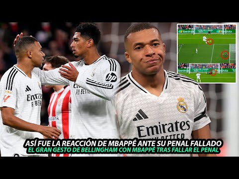 La REACCIÓN de MBAPPÉ ante OTRO PENAL FALLADO y el GRAN GESTO de BELLINGHAM con el FRANCES