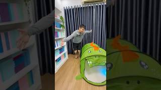 SH - Cuộc chiến lều giấy nhà nghèo và lều vải nhà giàu ⛺️ Tent Noob & Pro & Hacker #shorts