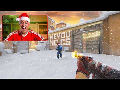 NEVOU NO COUNTER STRIKE 2 E FICOU LINDO DEMAIS! (ESPECIAL DE NATAL)