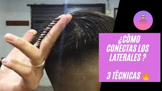 3 Técnicas para Conectar Laterales con Parte Superior | Corte de Cabello Profesional