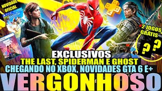CANAIS e SITES Espalham FAKE NEWS de Playstation! + Ghost of Yotei, GTA 6 e Jogos GRÁTIS!