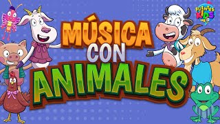 🐒 ¡La Gran Fiesta Animal! | Mix de Canciones de Animales – Fuentes Kids