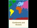 Exploring Continents and Oceans