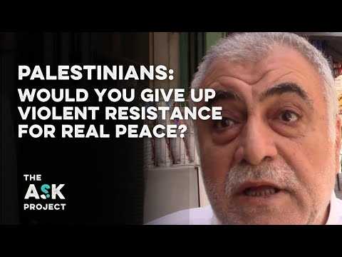 Palestinians: Would you give up violent resistance for peace?