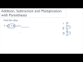 Order of Operations and Basic Arithmetic