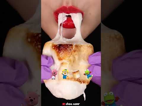 Roasted marshmallow eating sound ASMR