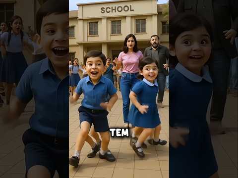 Os irmãos levaram pernas falsas para a escola!