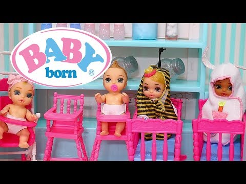 Brinquedonovelinhas Abrindo Bonecas Baby Born Surprise e Brincando com o Berçário e Surpresas
