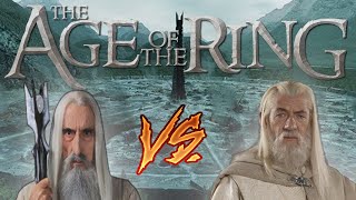Saruman Faces GANDALF! Isengard vs Gondor - Age of the Ring BFME2 SWEATY DUEL