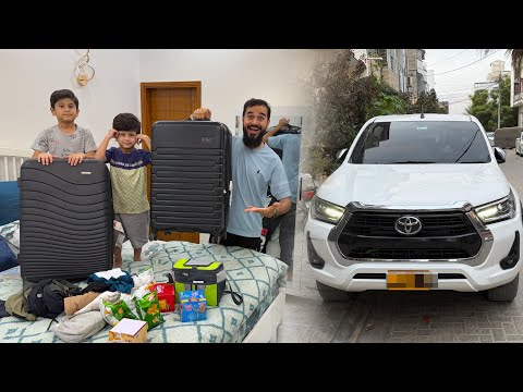 Family road trip ki tayari hogai 🛻 Kon si gaari mein ja rahy hain ?