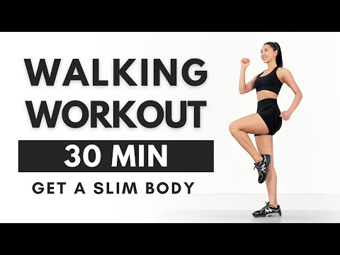 Get a Slim Body🔥 30 Min Walking Workout - No Jumping, No Squats, No Lunges