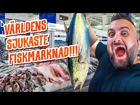 VÄRLDENS SJUKASTE FISKMARKNAD 🐟😲 | DUBAI