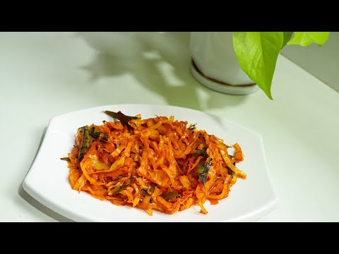 ഈസി ക്യാബേജ് മെഴുക്കുപുരട്ടി|Cabbage Mezhukkupuratti|Neetha's Tasteland|2197