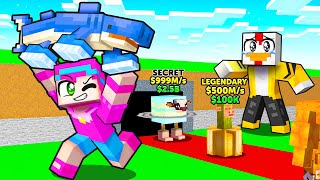 Robé Todos los Brainrot de Mis Amigos en Minecraft STEAL A BRAINROT 😂