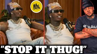 *BREAKING* Thug just TRIED IT on New interview! Do you BELIEVE what he said??