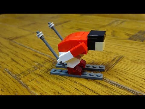 Building a Mini Lego Figure Skier