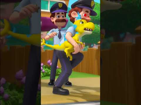 Cop Arrests a Dinosaur 👮🦖 #morphle #animals