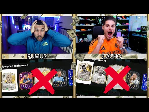 SUPER FUT DRAFT MILLONARIO DESCARTANDO ICONOS VS CACHO !!!