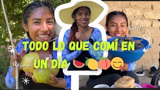 Cruzamos un río caudaloso para cosechar fruta 🍉🍋y comer picante de gallina 🌶️🐔