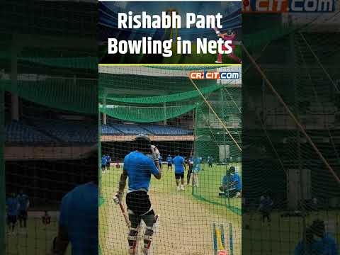 Rishabh Pant Shows Off Bowling Skills in the Nets | Must Watch! #ytshorts