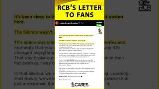 RCB Returns with a Message of Care, Strength & Unity | Introducing RCB Cares | Sports Tak | IPL