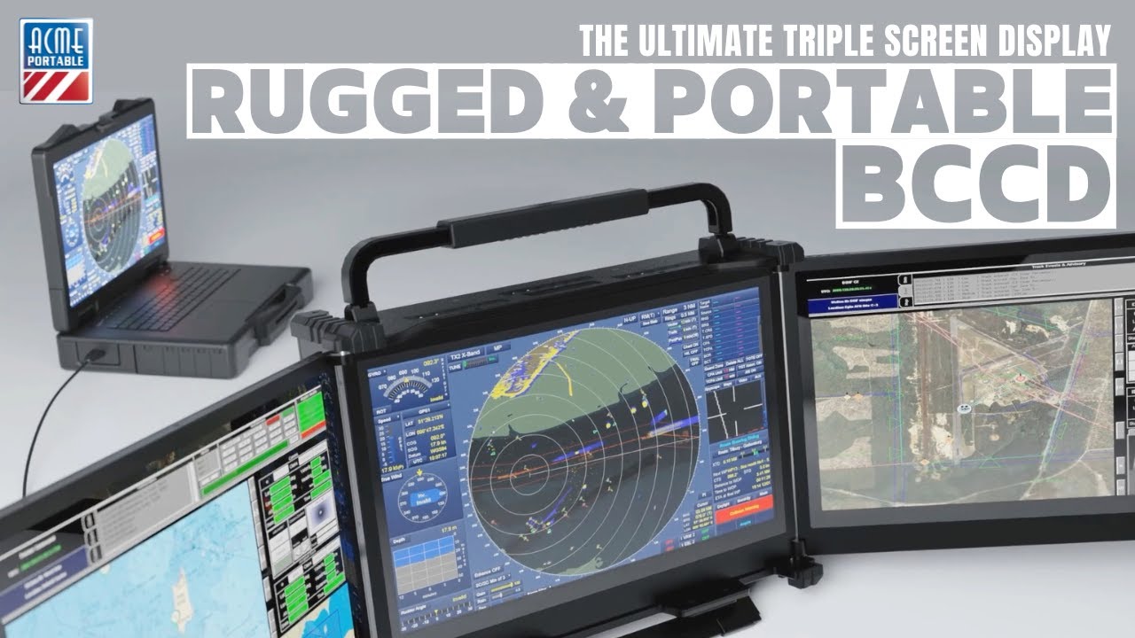 The Ultimate Rugged Portable Triple Screen Setup - BCCD!