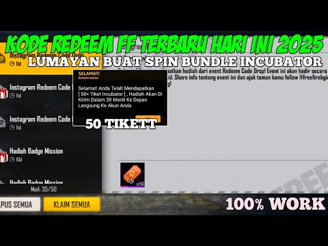 KODE REDEEM FREE FIRE TERBARU 28 JUNI 2025 HARI IN‼️