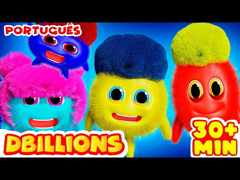 Balão Rosa! Amigos Para o Resgate + Mega Compilação D Billions Musicas Infantis