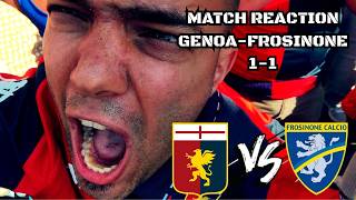QUANTO *NERVOSO!*UN PUNTO CHE SA DI SCONFITTA! GENOA 1-1 FROSINONE LIVE REACTION