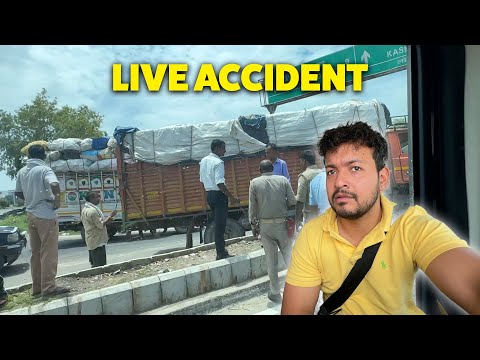 Jim Corbett se aate hue accident 😰 | Live accident caught on camera 😱