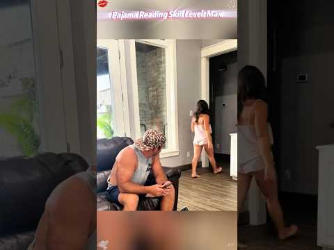 Husband’s pajama reading skills #fyp #foryou #couple #funny #funnyvideos#shorts #viral