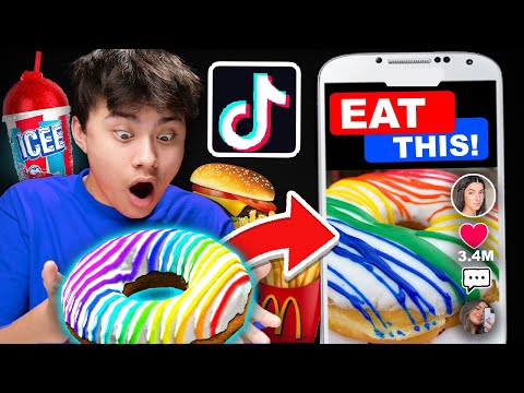 Letting TIKTOK Decide What I Eat For 24 HOURS! (Fast Food Challenge)