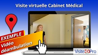 Parcours de visite virtuelle cabinet médical