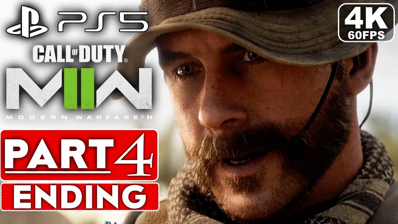 CALL OF DUTY MODERN WARFARE 2 ENDING Gameplay Walkthrough Part 4 Campaign