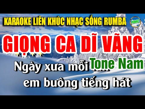 Karaoke Liên Khúc Nhạc Sống Bolero Tone Nam Cực Dễ Hát | Nhạc Xưa Tuyển Chọn | GIỌNG CA DĨ VÃNG