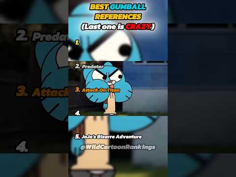 RANKING GUMBALL REFERENCES #ranked #funny #tiktok