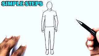 How To Draw A Boy Body | Man Drawing