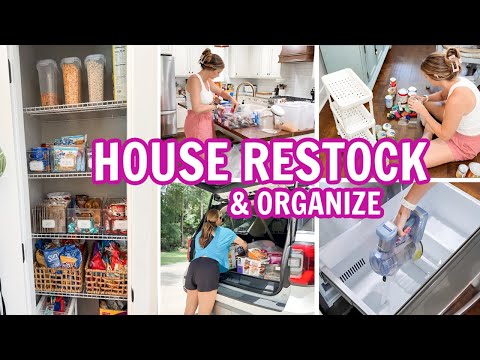 HOUSE RESTOCK & ORGANIZE - Home Organization Ideas