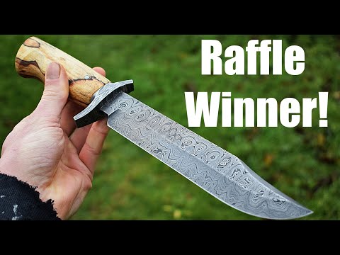 Charity Raffle Winner! Damascus Bowie