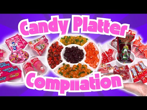 Satisfying Candy Platter Compilation ASMR | Satisfying Candy Videos, Candy Platters, Candy Trays 🍬🍭🍫