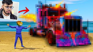 Cement Truck Parkour 998.334% People Get Stuck in Cement in This GTA 5 Race!