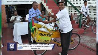 YouTube video thumbnail: Respected and Much Loved National Cycling Coach Hassan Mohamed Passes On