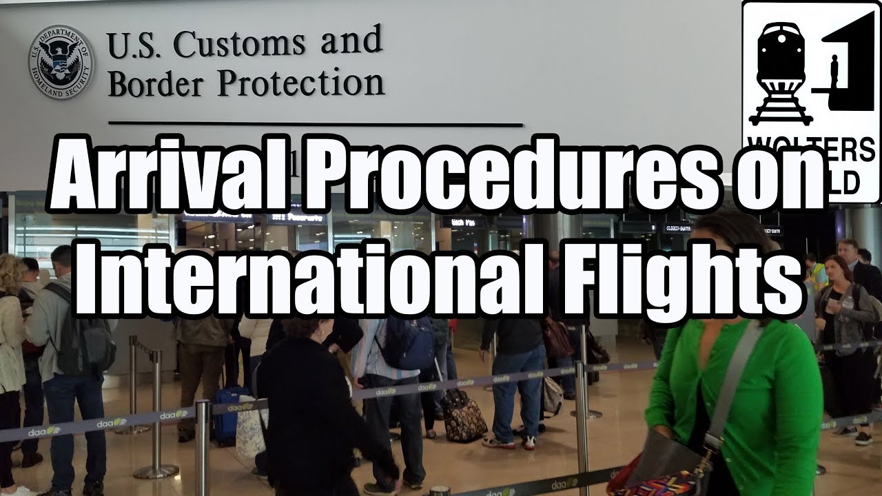 What is the Arrival Procedure on an International Flight? - Wolters World